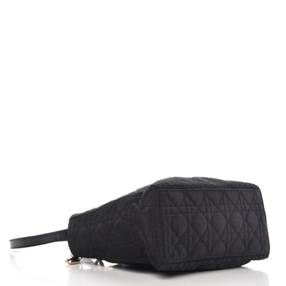 Christian Dior Nylon Cannage Medium Lady Dior Black 4 of 7
