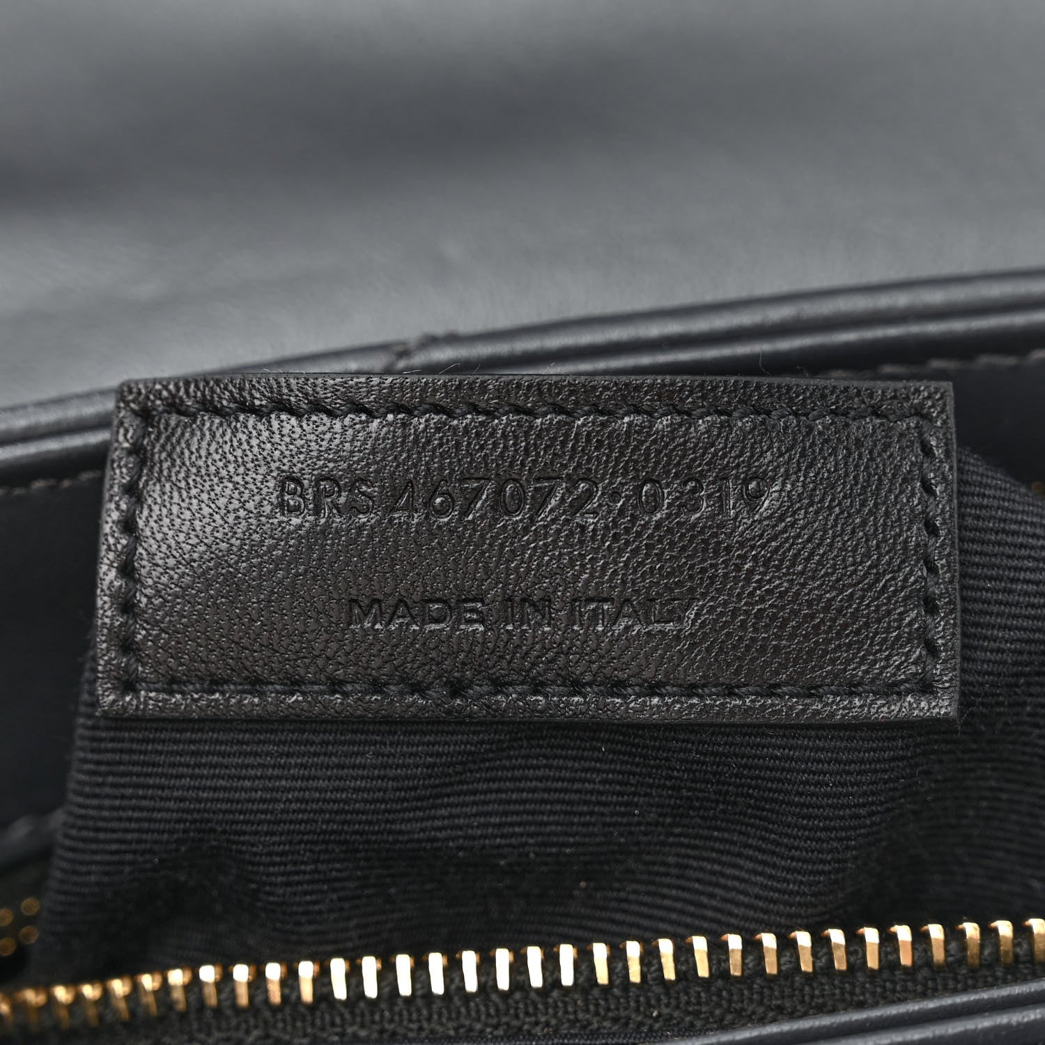 Saint Laurent Calfskin Y Quilted Monogram Toy Loulou Crossbody Bag Dark Smog 7 of 13