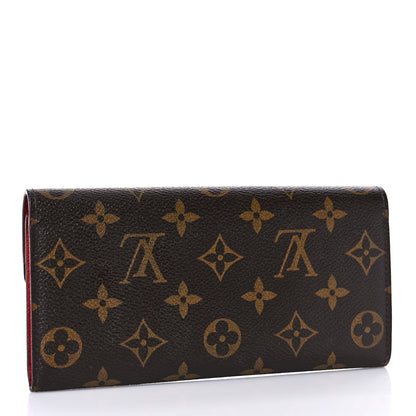 Louis Vuitton Monogram Emilie Wallet Fuchsia 3 of 10