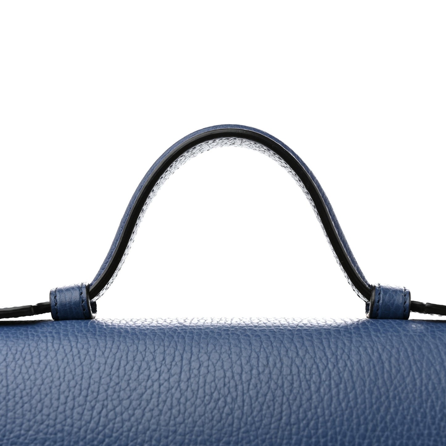 Dollar Calfskin Interlocking G Top Handle Shoulder Bag Caspian