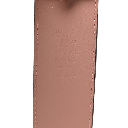 Gucci Soft Microguccissima Margaux Calfskin Belt 95 38 Soft Pink 5 of 5