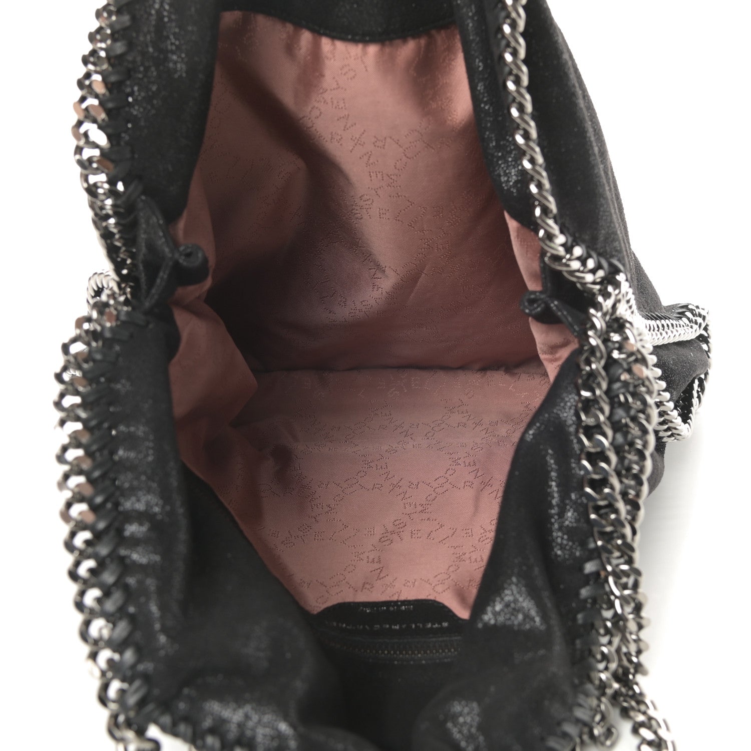 Stella McCartney Shaggy Deer Falabella Fold Over Tote Black 6 of 11