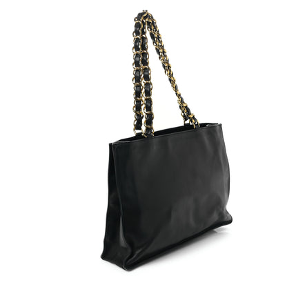 Chanel Lambskin Jumbo CC Shoulder Bag Black 3 of 10