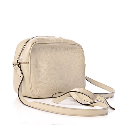 Gucci Pebbled Calfskin Small Soho Disco Bag Off White 2 of 12