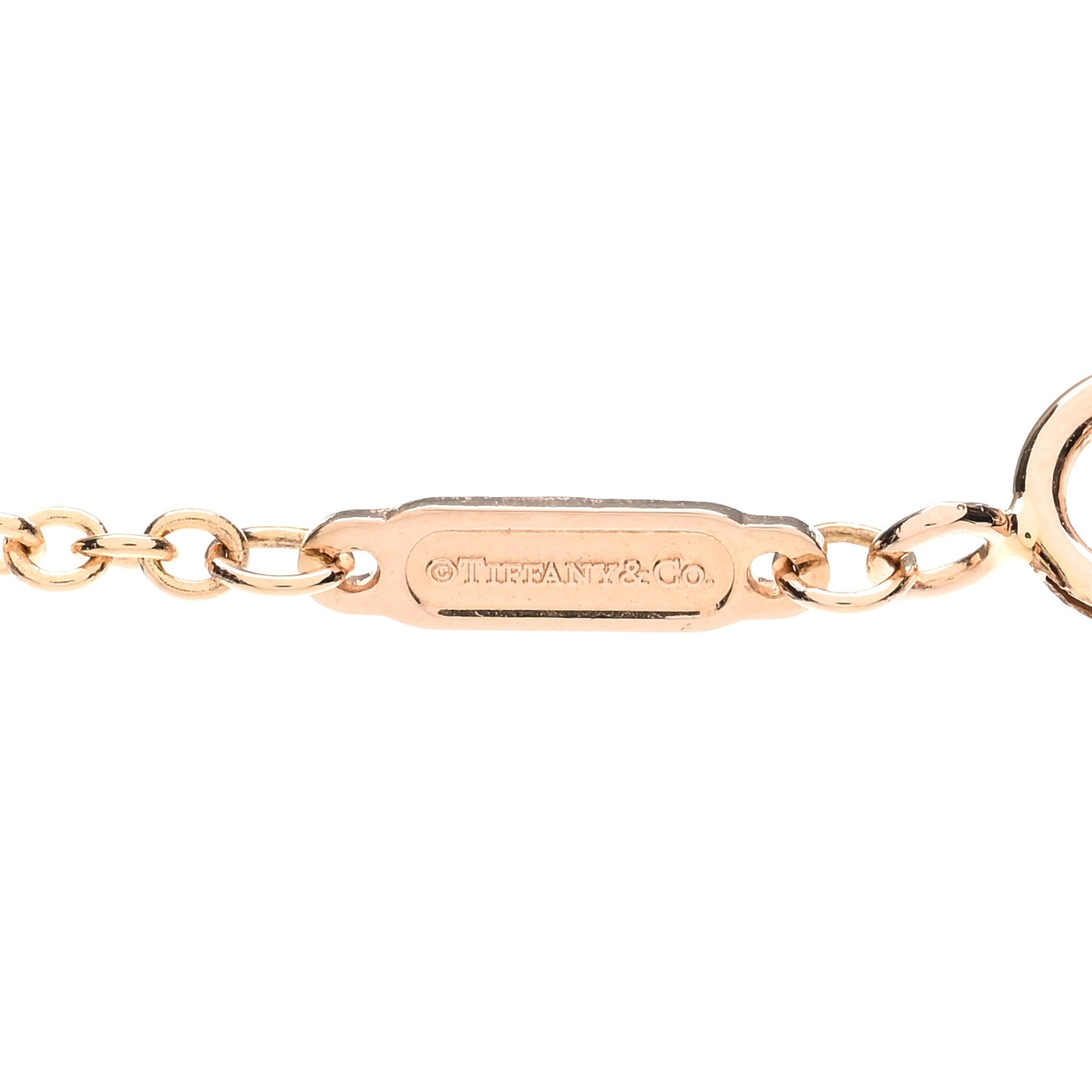 18K Rose Gold Diamond Knot Necklace