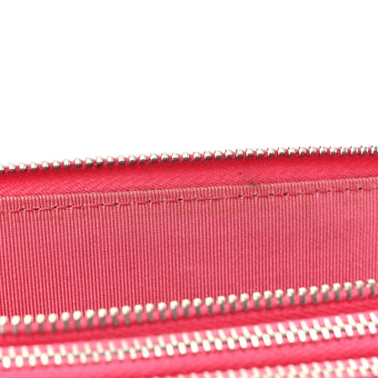 Chanel Patent Calfskin Quilted Zip Around Phone Holder Fuchsia 10 of 16