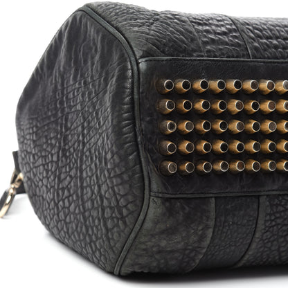 Alexander Wang Pebbled Lambskin Rocco Black Pale Gold Hardware 6 of 11