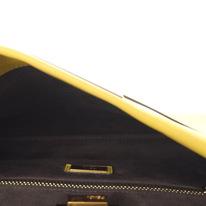 Fendi Vitello Seta Medium Peekaboo Iconic Satchel Cedro 8 of 10