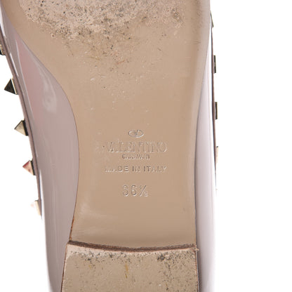 Valentino Garavani Patent Rockstud Ballerina Flats 36.5 Poudre 7 of 11
