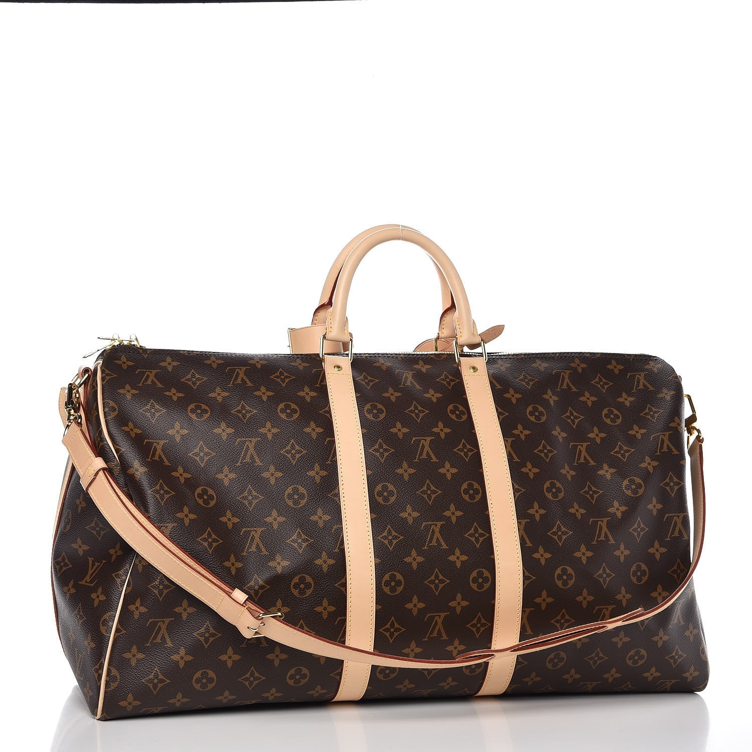 Louis Vuitton Monogram Keepall Bandouliere 55 4 of 9