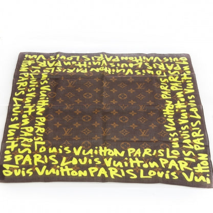 Louis Vuitton Cotton Graffiti Bandana Green 1 of 6