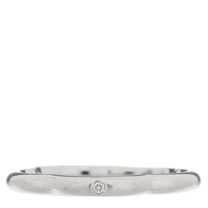 Chanel 18K White Gold Diamond Camellia Band Ring 52 6 1 of 7