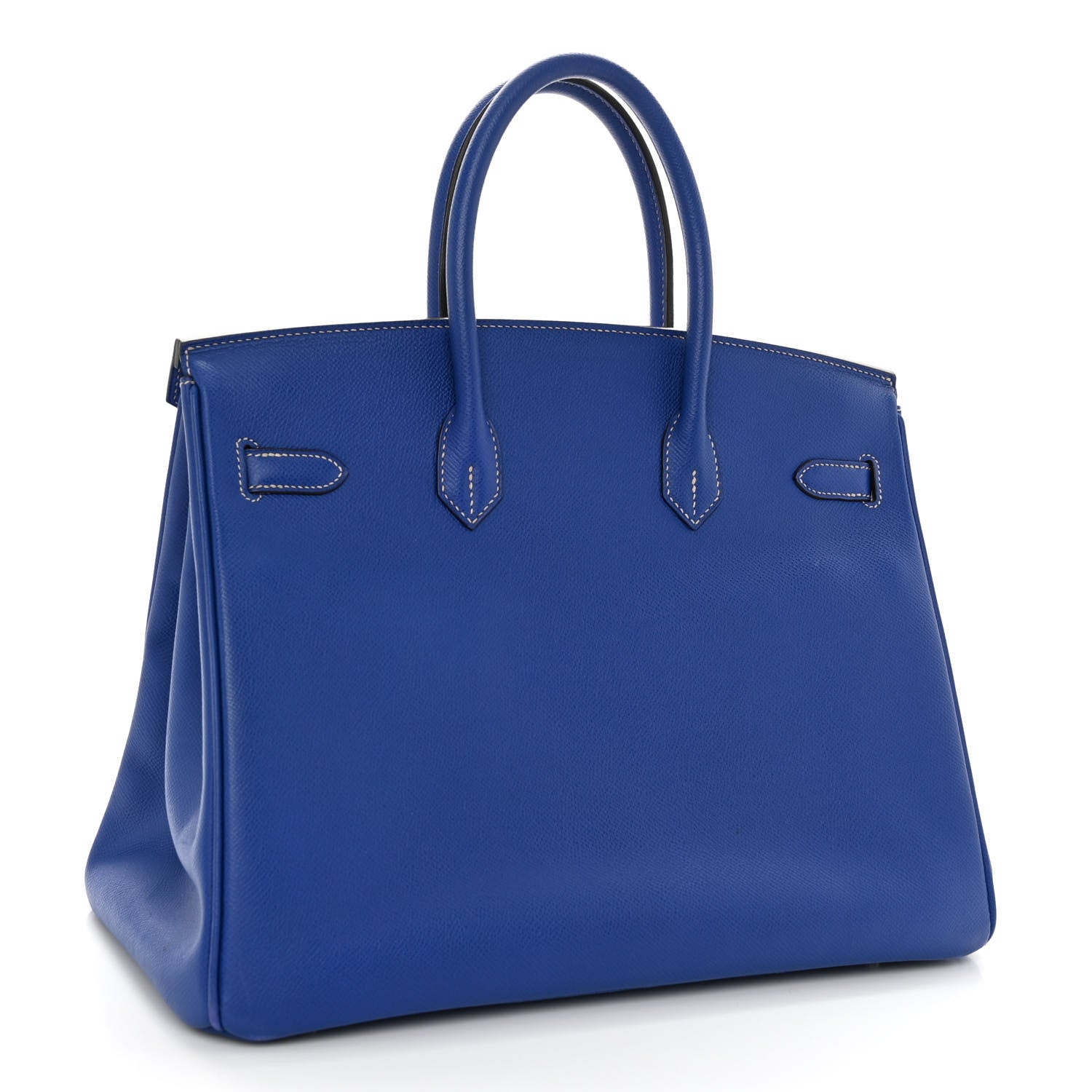 Hermes Epsom Candy Birkin 35 Bleu Electrique Mykonos 3 of 13