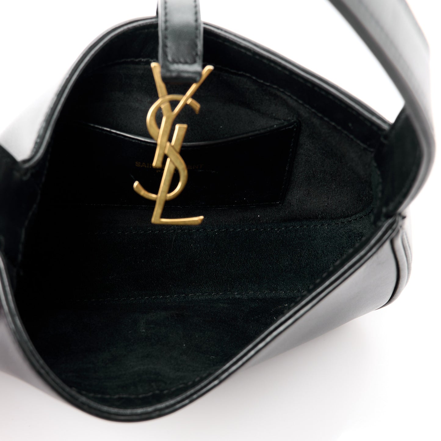 Smooth Calfskin Le 5 A 7 Mini Hobo Black