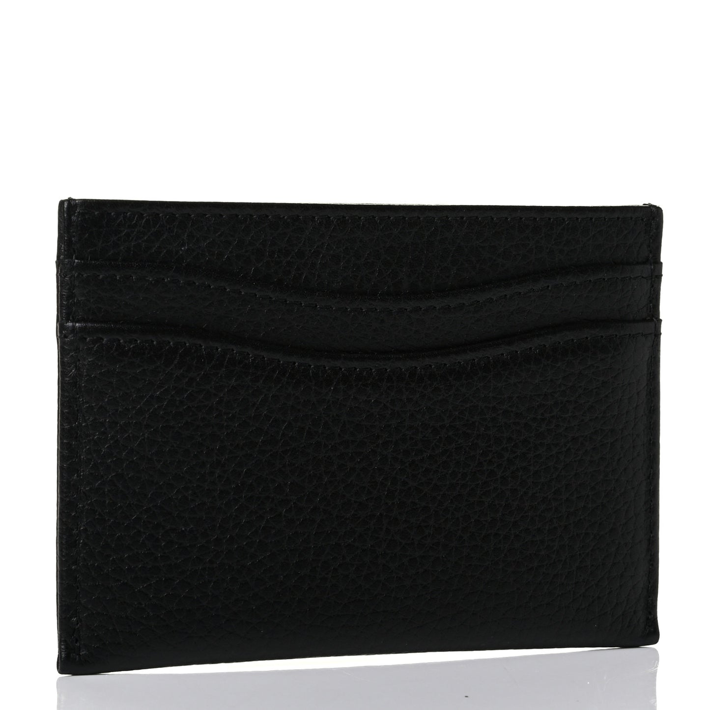Goatskin CC Card Holder Black