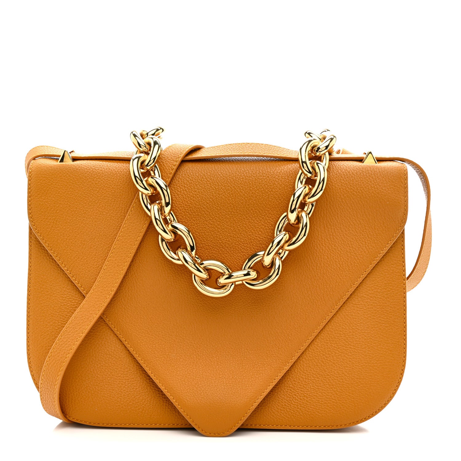 Bottega Veneta Calfskin Mount Envelope Bag Cob 1 of 13