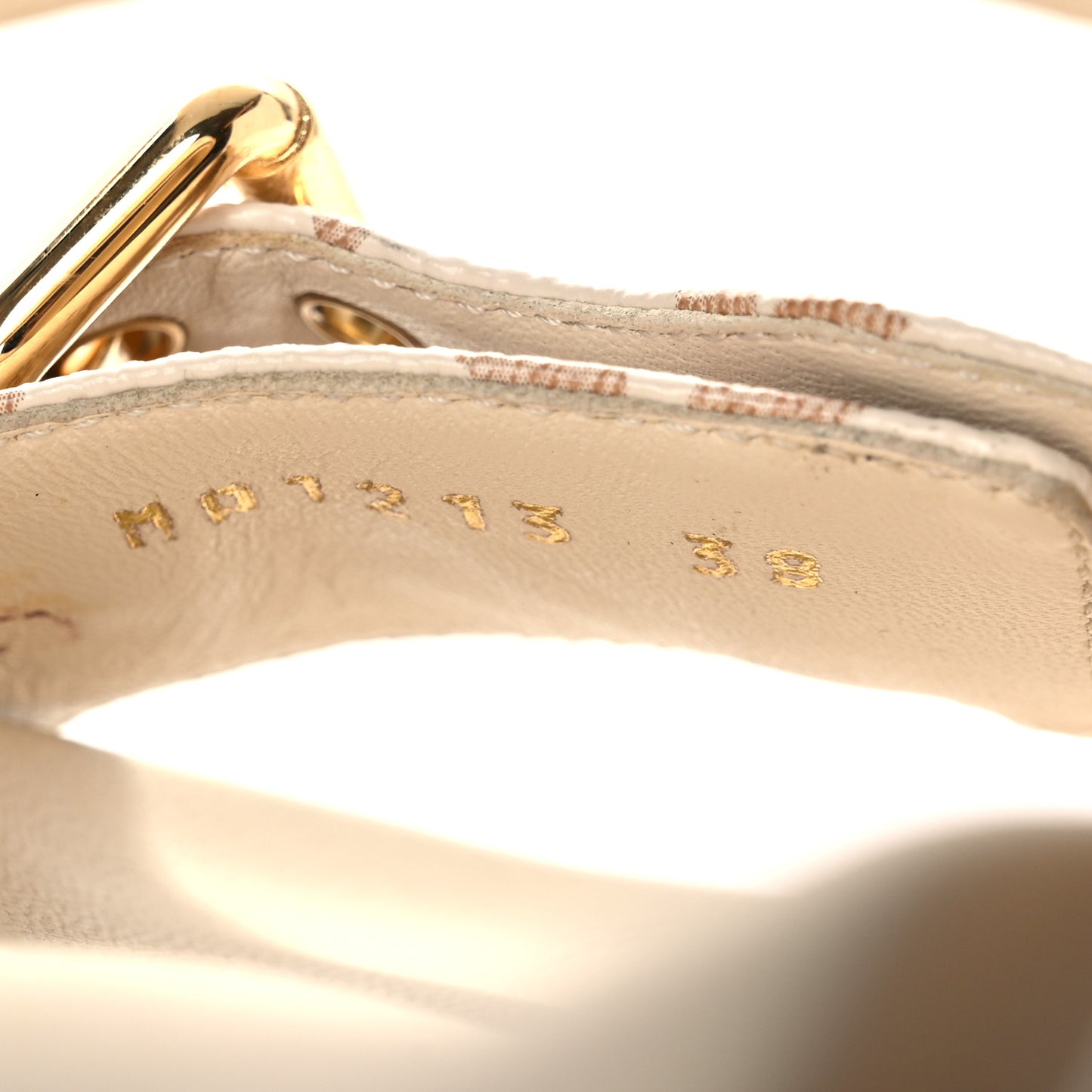 Monogram Bom Dia Flat Comfort Mule 38 Beige