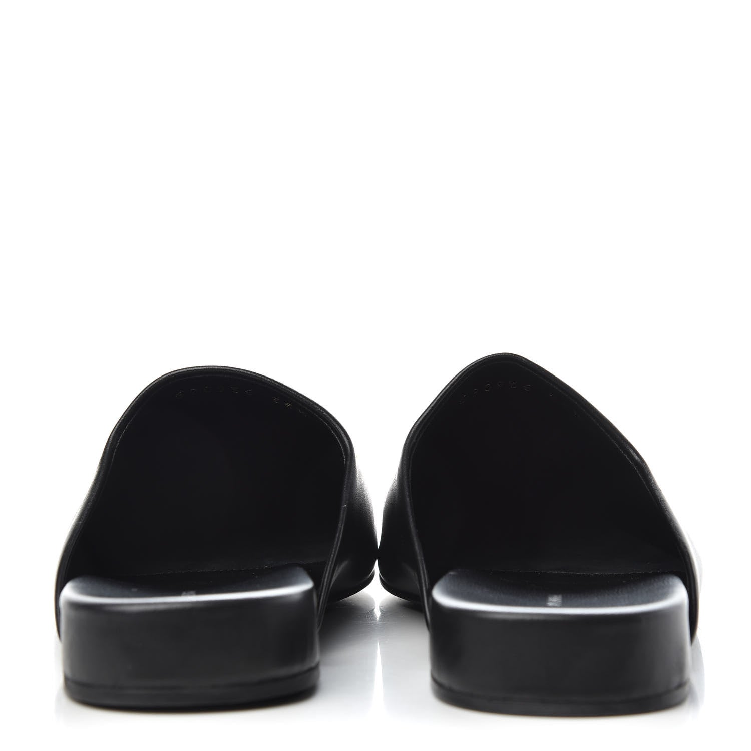 Balenciaga Calfskin BB Mules 35.5 Black 7 of 11