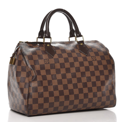 Louis Vuitton Damier Ebene Speedy 30 3 of 15
