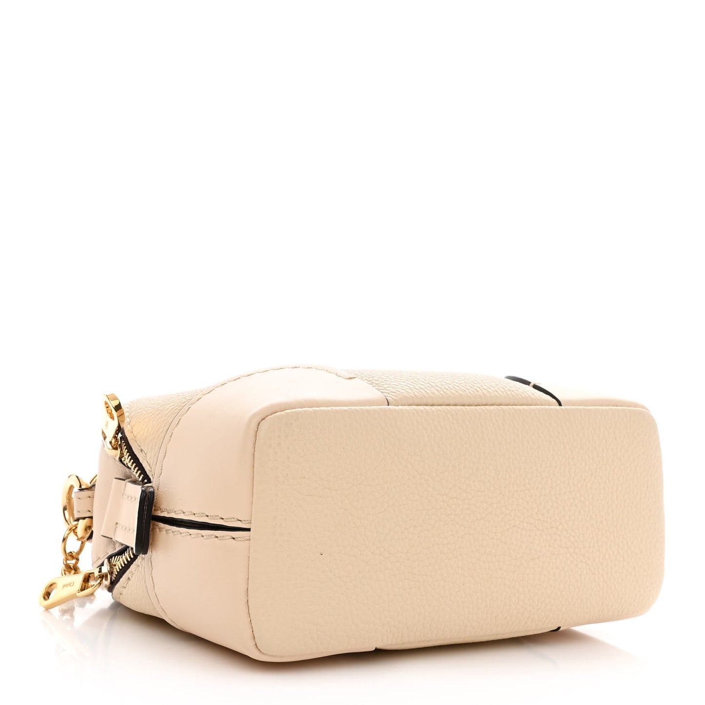 Calfskin Mini Daria Chain Bag Light Beige