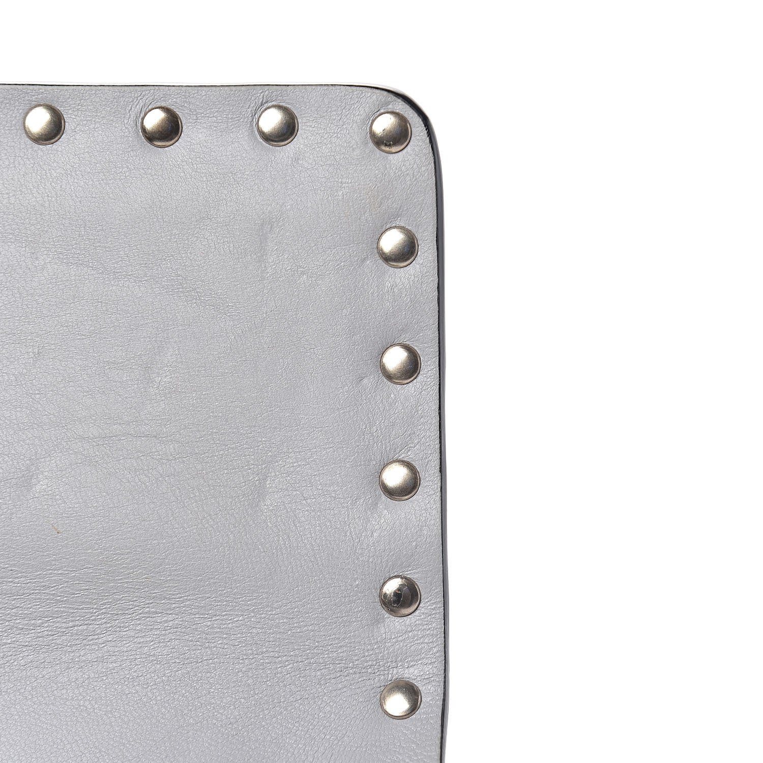 Valentino Garavani Nappa Medium Rockstud Spike Shoulder Bag Pastel Grey 9 of 10