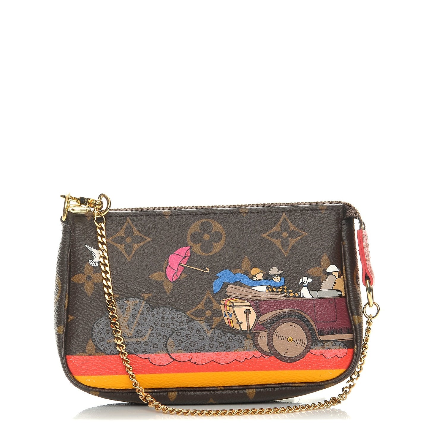Monogram 2015 Christmas Animation Mini Pochette Accessories