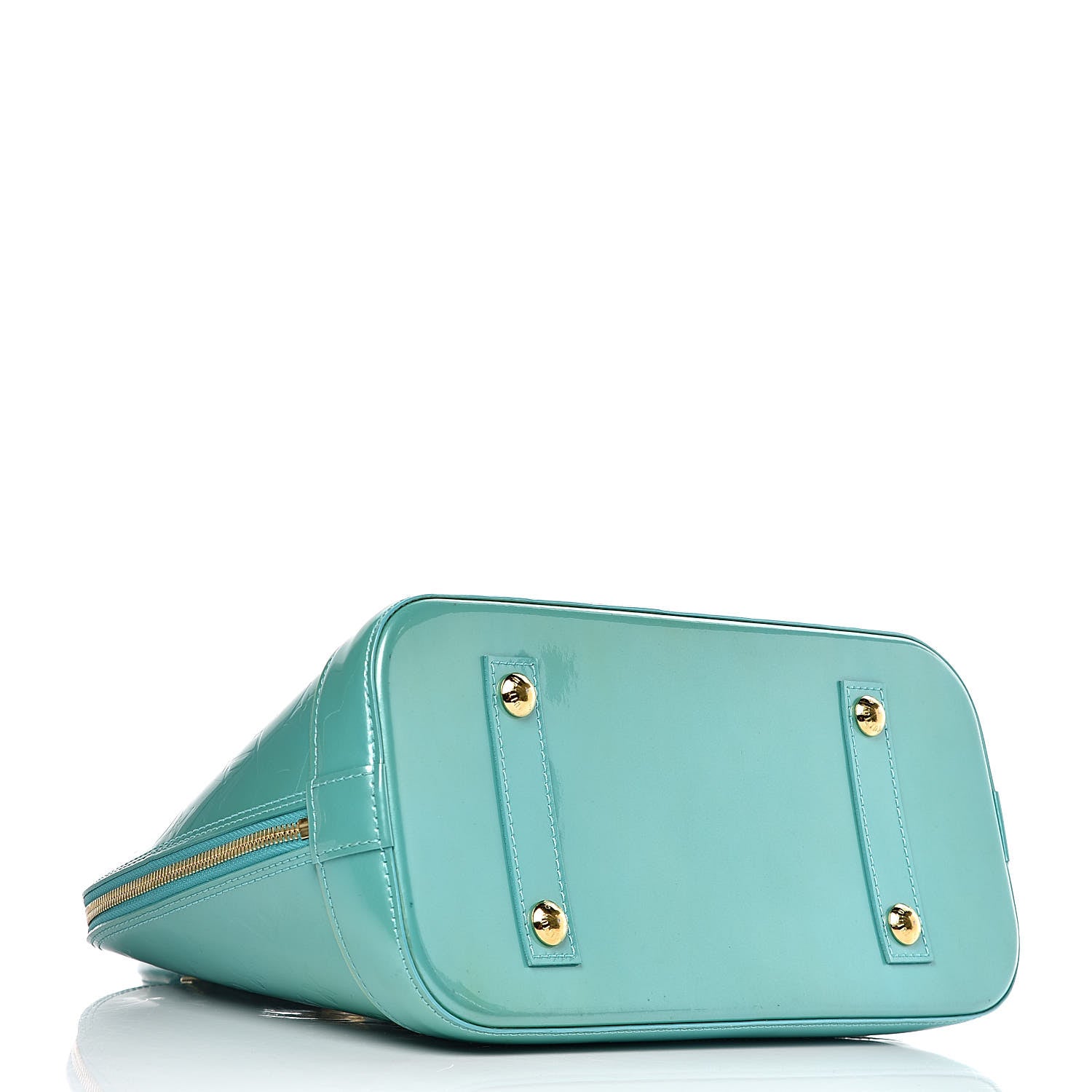Louis Vuitton Vernis Alma PM Blue Lagon 4 of 16