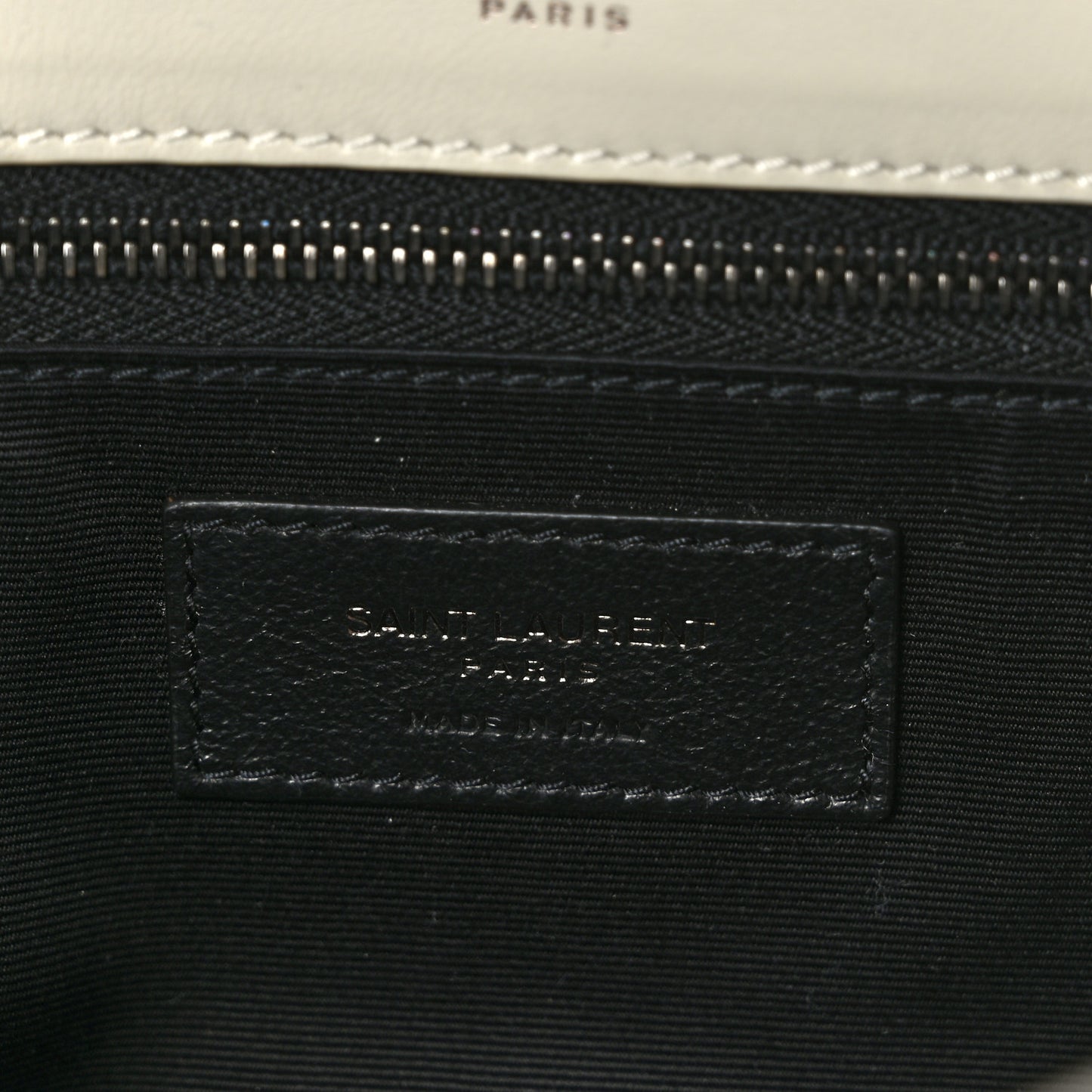 Crinkled Calfskin Matelasse Monogram Medium Niki Chain Satchel Ivory