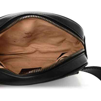 Gucci Calfskin Matelasse GG Marmont Belt Bag 85 34 Black 5 of 11