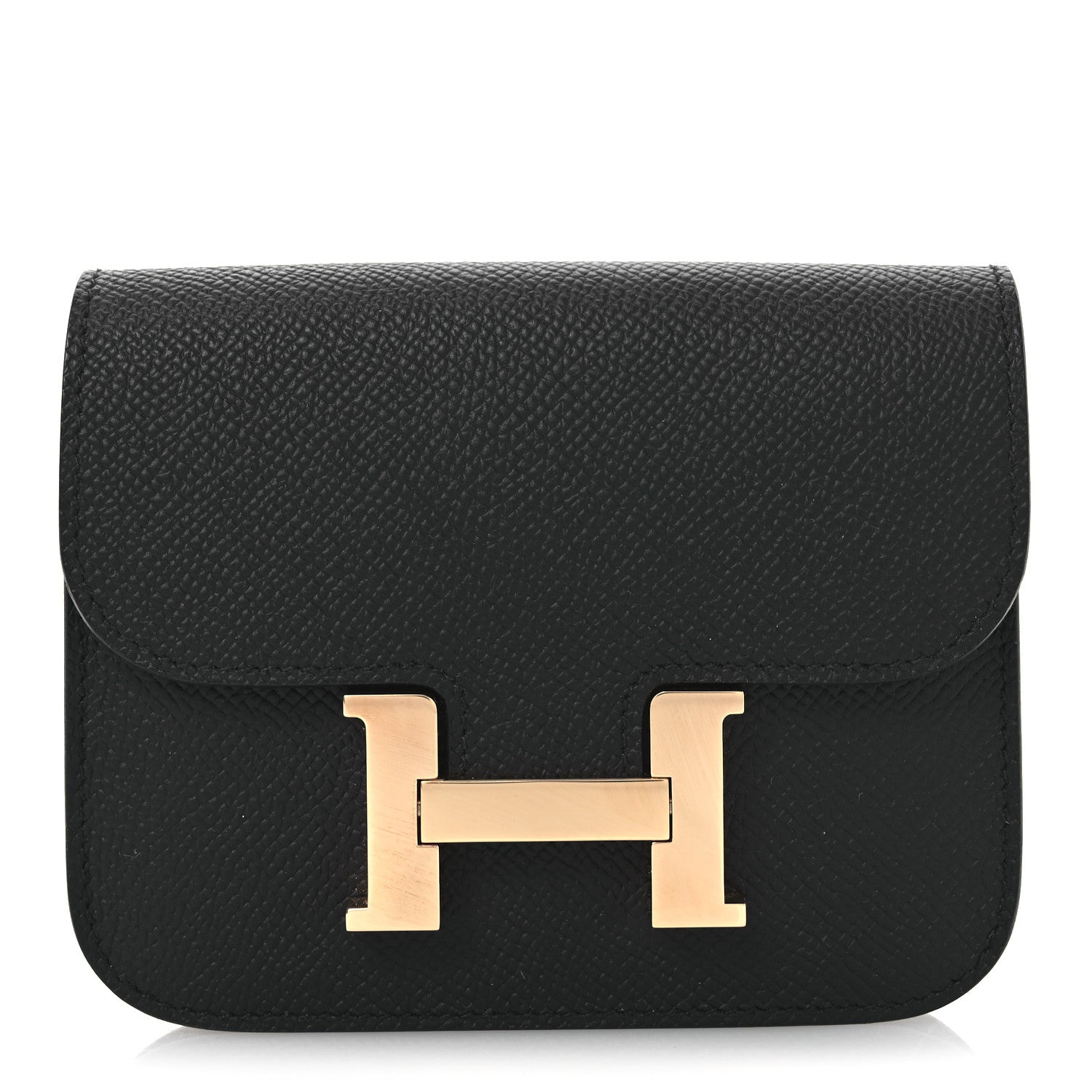 Hermes Epsom Constance Slim Wallet Black 1 of 9