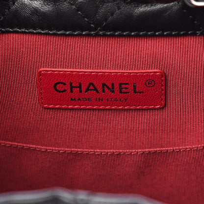 Chanel Aged Calfskin Quilted Small Gabrielle Backpack Black 5 of 10