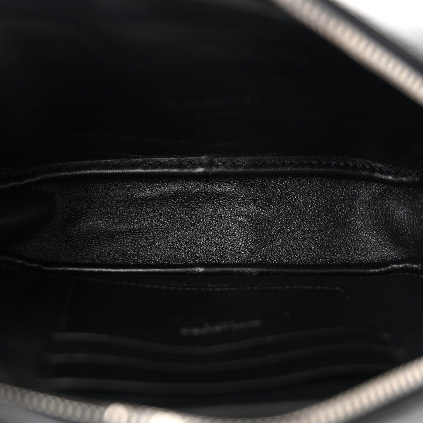 Grain De Poudre Matelasse Monogram Mini Lou Camera Bag Black