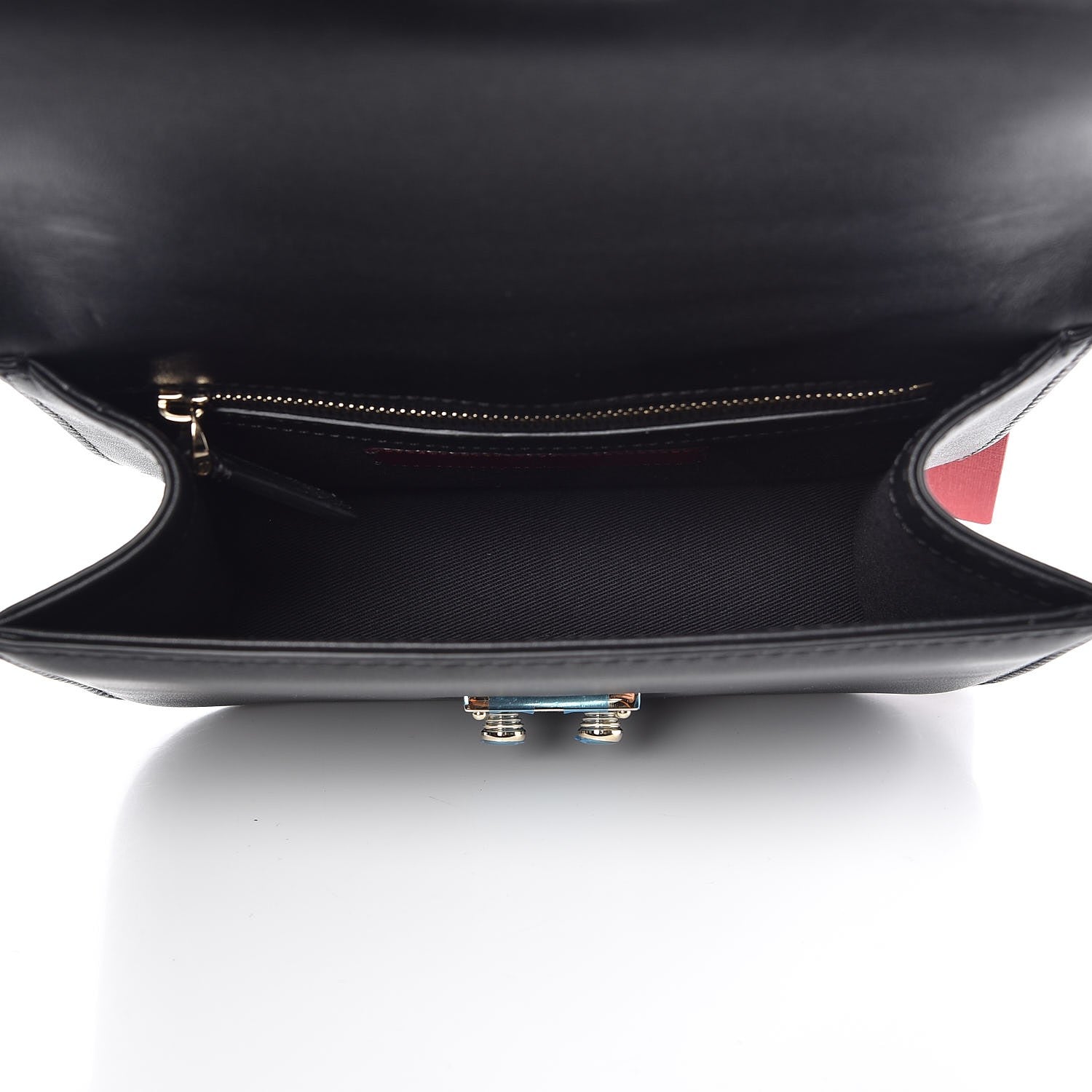 Valentino Garavani Vitello Small Glam Lock Rockstud Flap Black 5 of 6