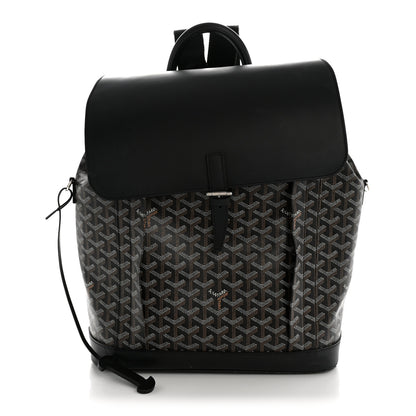 Goyard Goyardine Calfskin Alpin MM Backpack Black 1 of 15