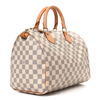 Louis Vuitton Damier Azur Speedy 30 3 of 10