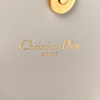 Christian Dior Calfskin Print Caro XS Wallet White Multicolor 7 of 9