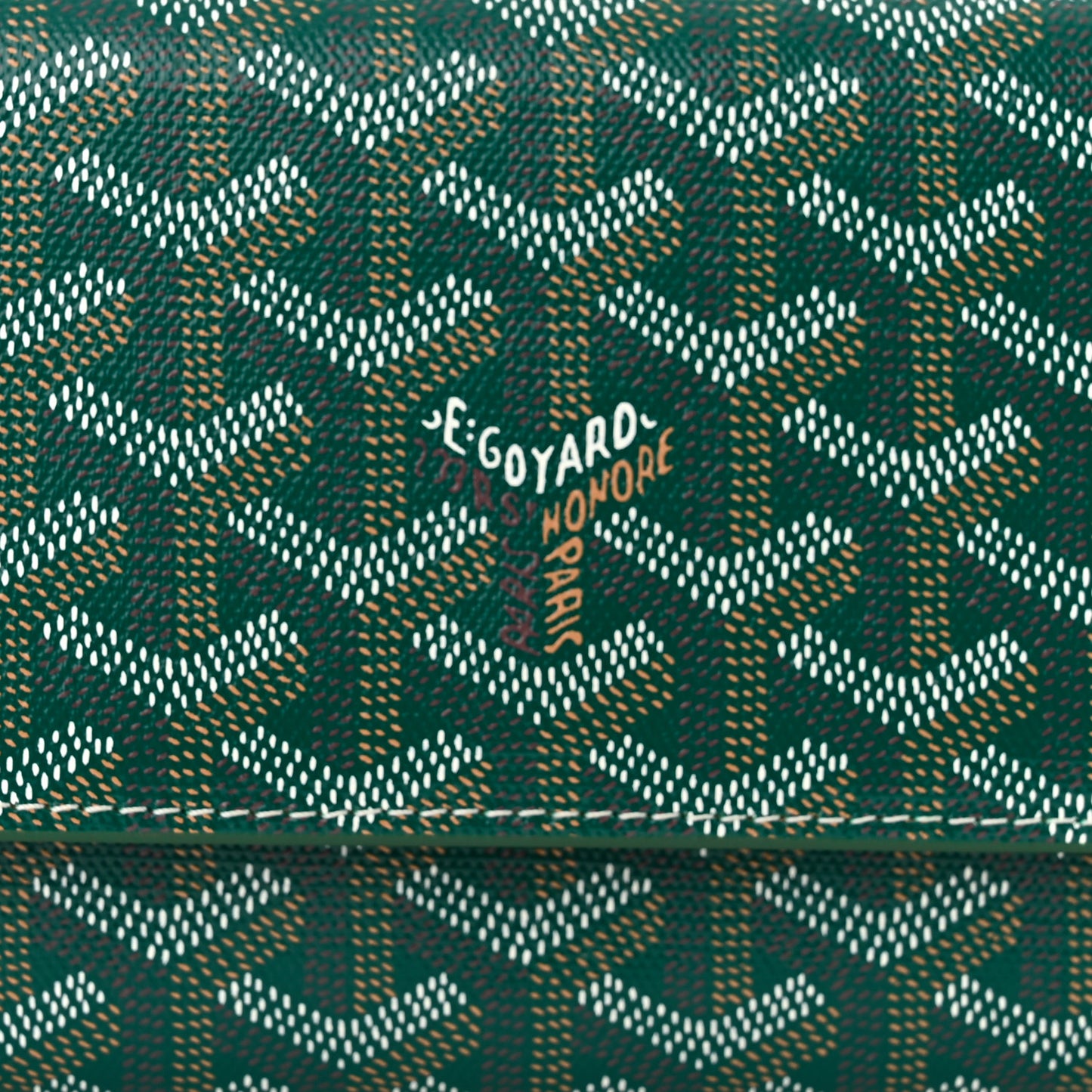 Goyardine Varenne Continental Wallet Green