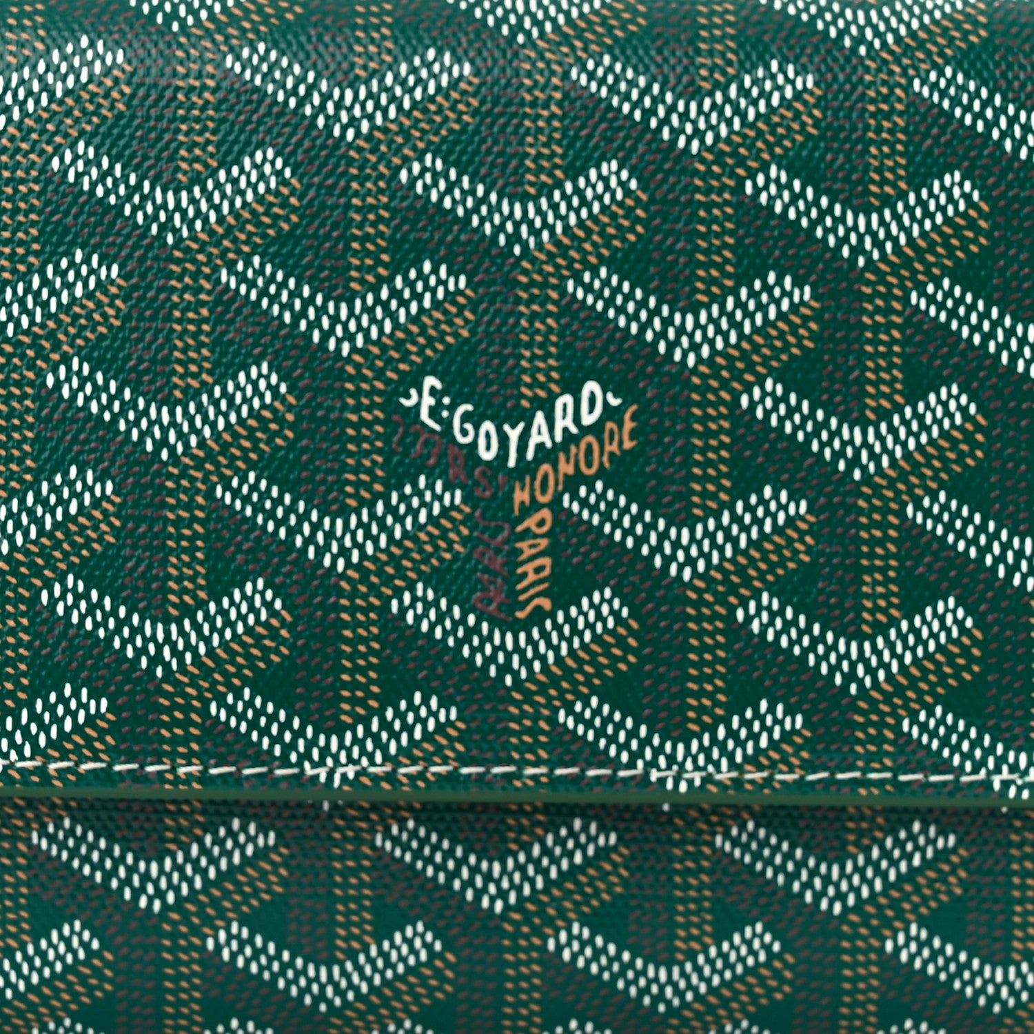 Goyard Goyardine Varenne Continental Wallet Green 8 of 10