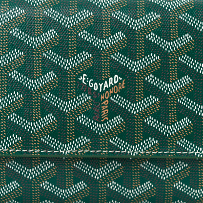 Goyard Goyardine Varenne Continental Wallet Green 8 of 10