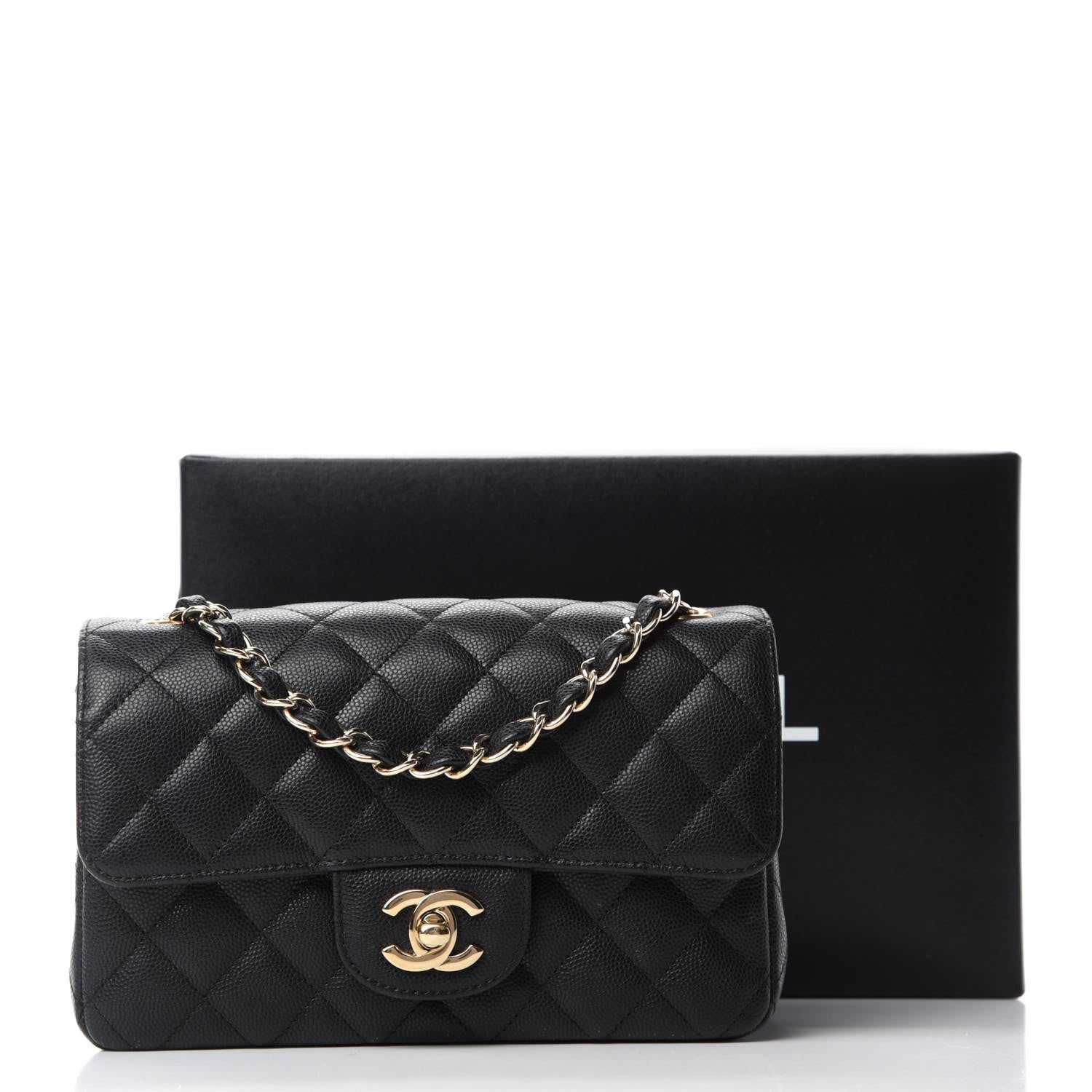 Chanel Caviar Quilted Mini Rectangular Flap Black 11 of 11