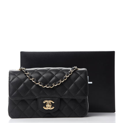 Chanel Caviar Quilted Mini Rectangular Flap Black 11 of 11