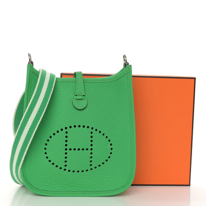 Hermes Taurillon Clemence Amazone Evelyne TPM Vert Comics Vert Fizz 11 of 11