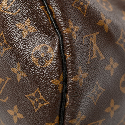 Louis Vuitton Monogram Macassar Keepall Bandouliere 45 10 of 14