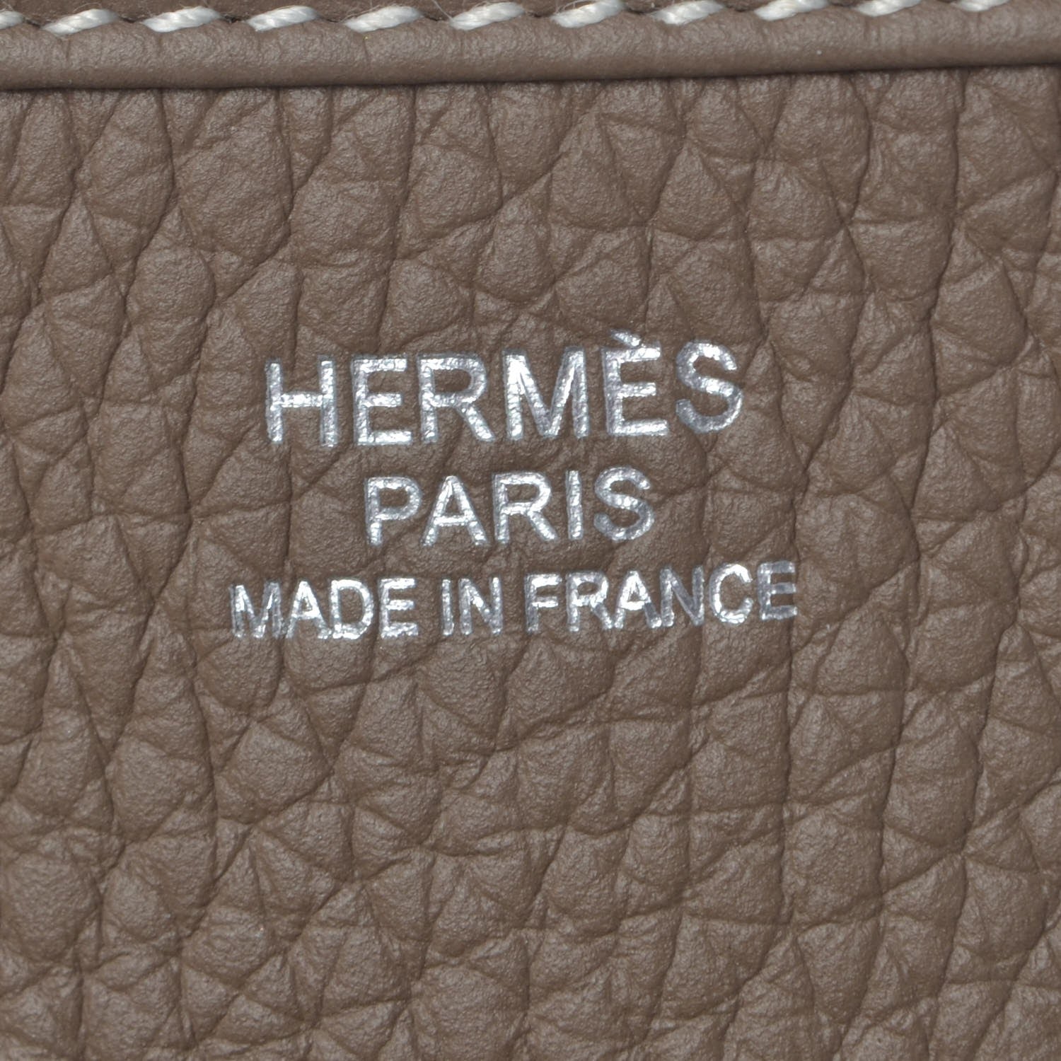 Hermes Taurillon Clemence Evelyne III PM Etoupe 6 of 7