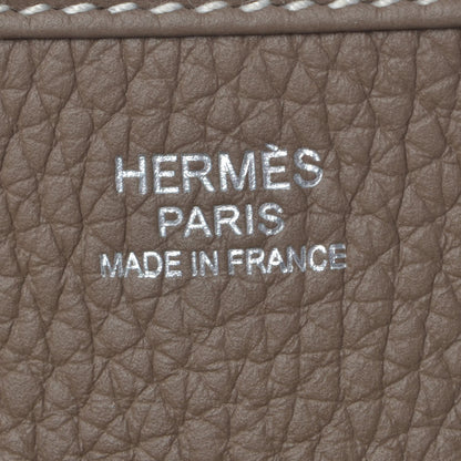 Hermes Taurillon Clemence Evelyne III PM Etoupe 6 of 7