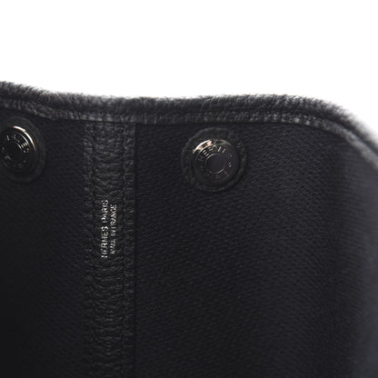 Hermes Buffle Skipper Toile Garden Party 30 TPM Black 8 of 11