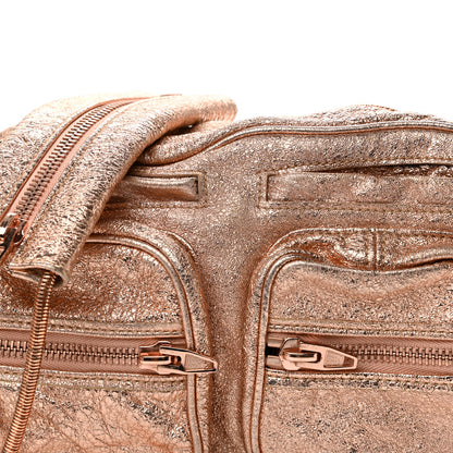 Alexander Wang Crinkled Metallic Goatskin Brenda Chain Rose Gold 10 of 10