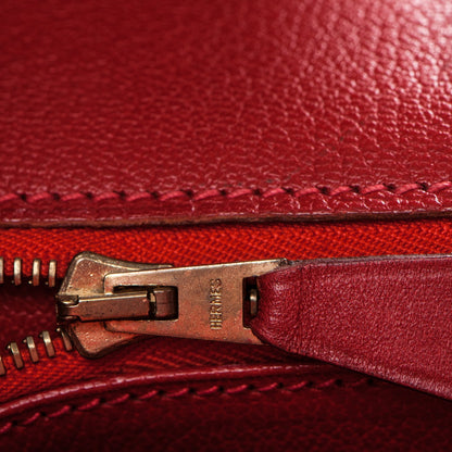 Hermes Box Birkin 35 Rouge Vif 17 of 33