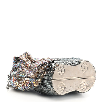 Judith Leiber Crystal Yorkie Charlie Perla Minaudiere Clutch 5 of 7