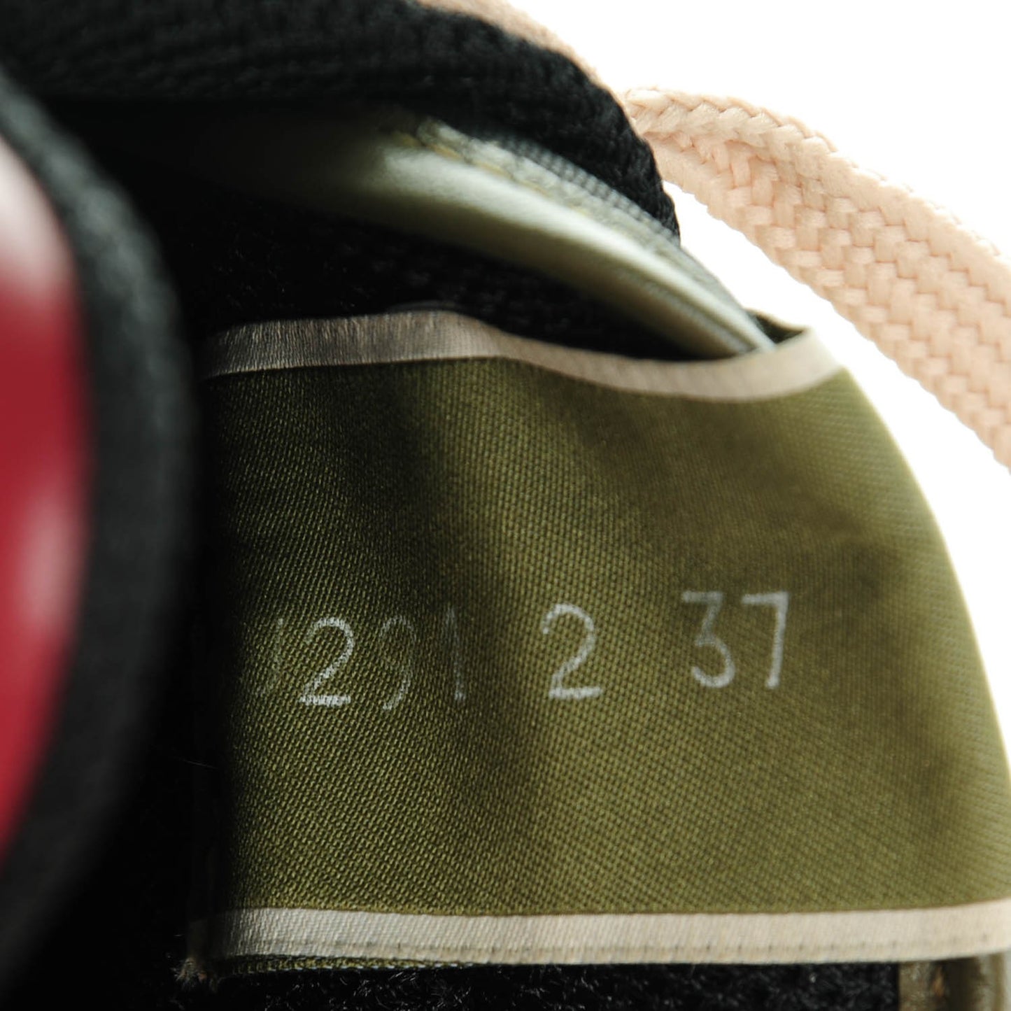 Fabric Suede Camouflage Womens Rockrunner Sneakers 37 Military Green